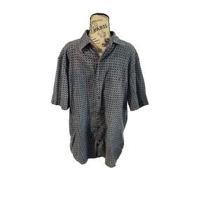 Faherty Brand Button Down Shirt XL Blue Red